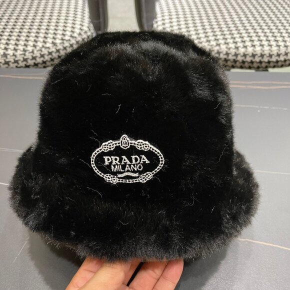 Prada Black Designer Cold Weather Hat - Picture 7 of 9